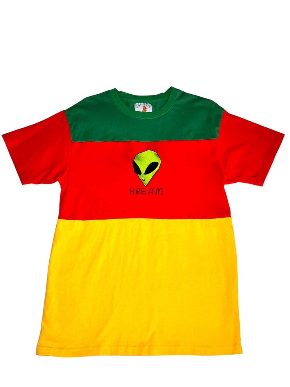 👽 Whatever Forever HREAM Alien Color Block Tee